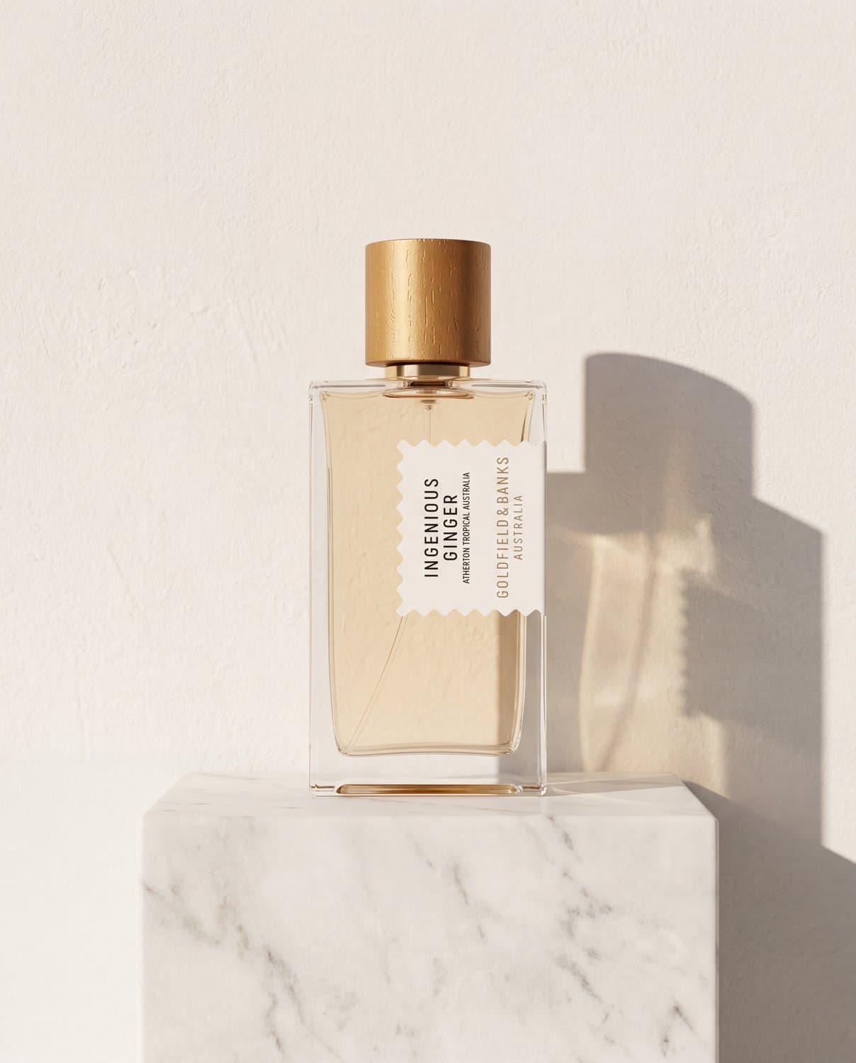 Ingenious Ginger by Goldfield & Banks - Marble Product Shot January 2026 Fragrance