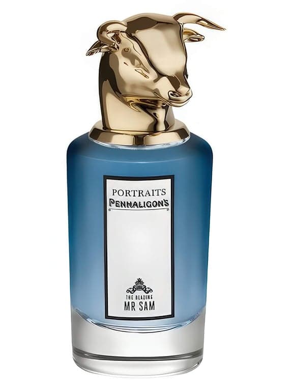 Penhaligon's The Blazing Mr Sam perfume bottle - luxury fragrance