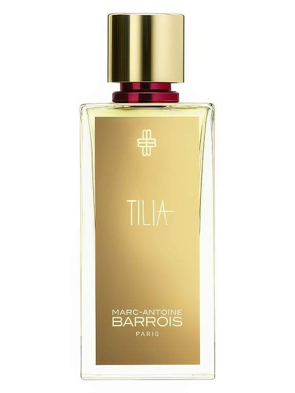 Marc-Antoine Barrois Tilia perfume bottle – blurred decorative background