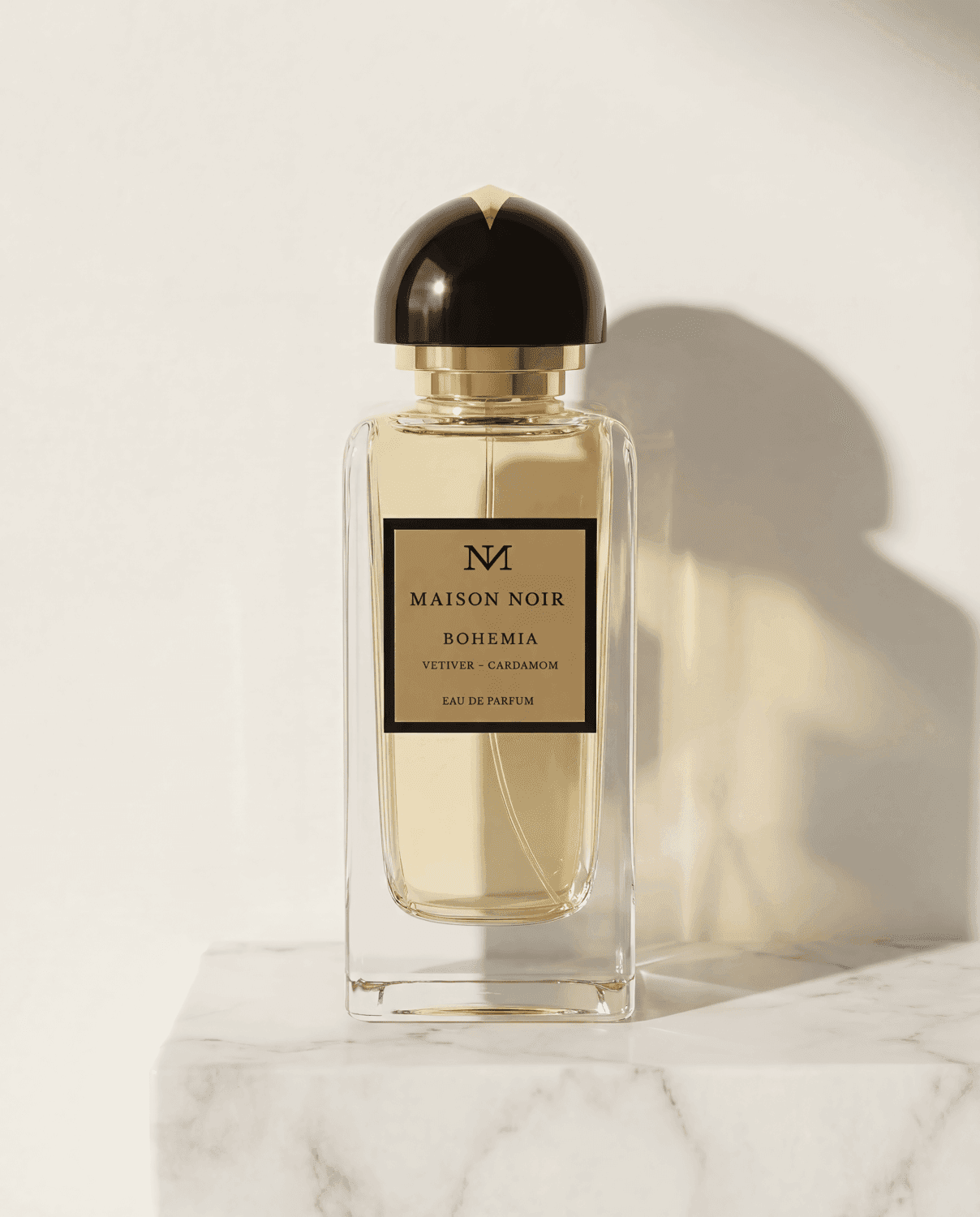 Bohemia by Maison Noir - Marble Product Shot January 2026 Fragrance