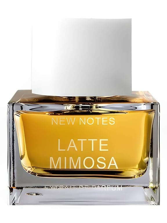 New Notes Latte Mimosa perfume bottle - luxury fragrance