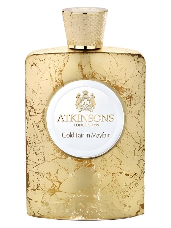 Atkinsons Gold Fair In Mayfair perfume bottle - luxury fragrance
