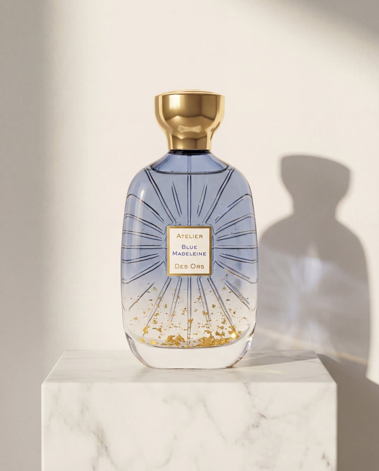 Blue Madeleine by Atelier des Ors - Marble Product Shot January 2026 Fragrance