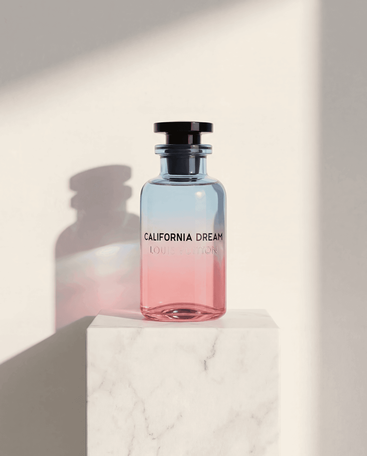 California Dream by Louis Vuitton - Marble Product Shot January 2026 Fragrance