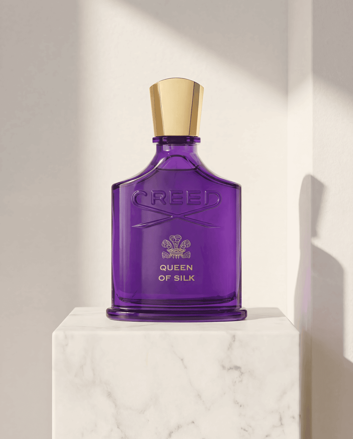 Queen of Silk by Creed - Marble Product Shot January 2026 Fragrance