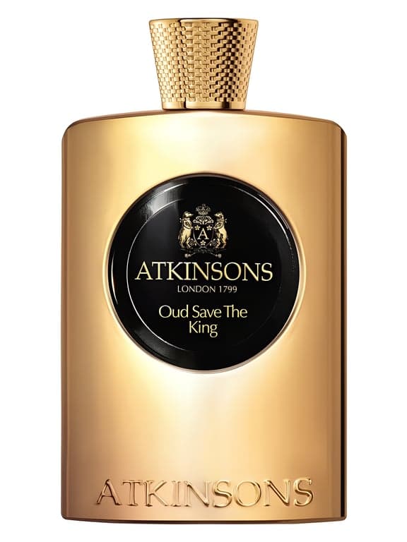 Atkinsons Oud Save The King perfume bottle - luxury fragrance