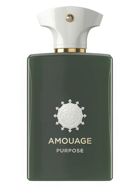 Amouage Purpose perfume bottle - luxury fragrance
