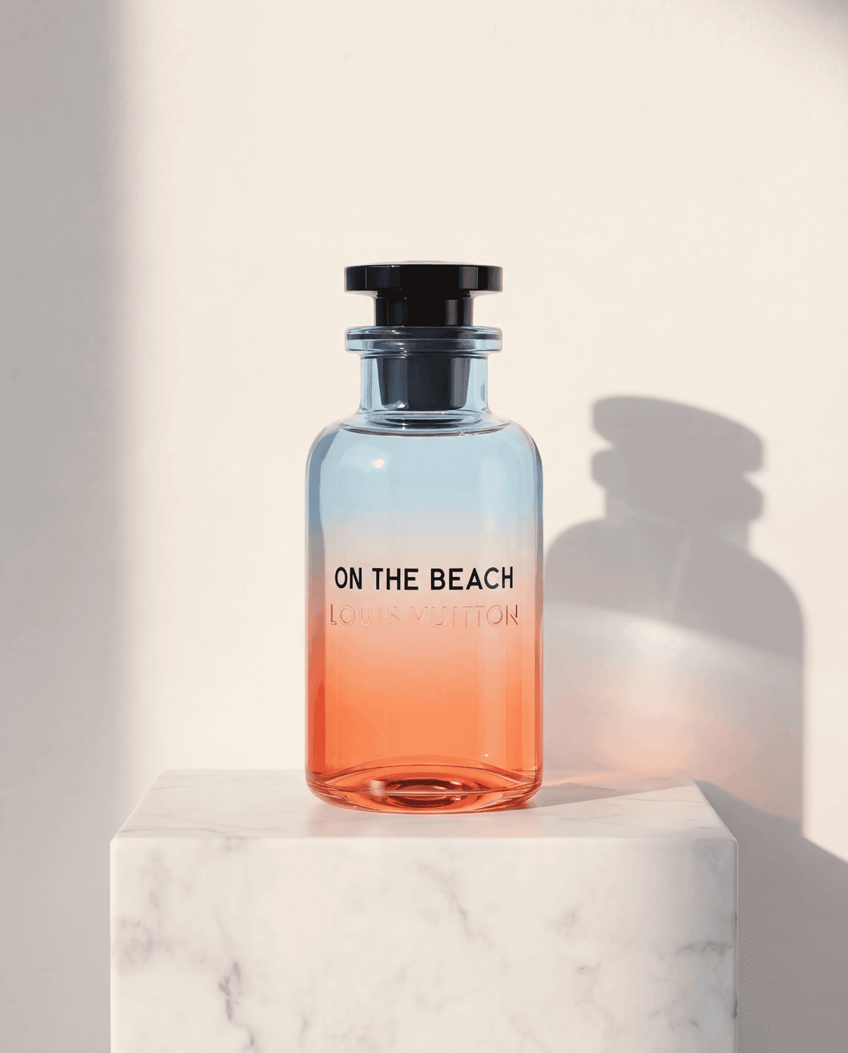 On The Beach by Louis Vuitton - Marble Product Shot January 2026 Fragrance
