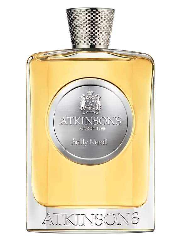 Atkinsons Scilly Neroli perfume bottle - luxury fragrance