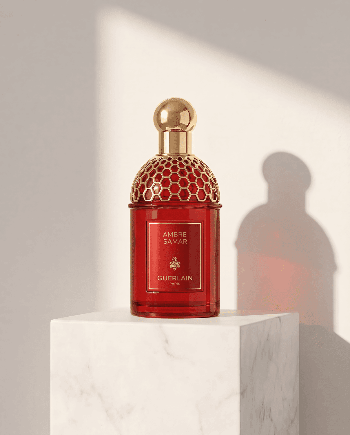 Ambre Samar by Guerlain - Marble Product Shot January 2026 Fragrance
