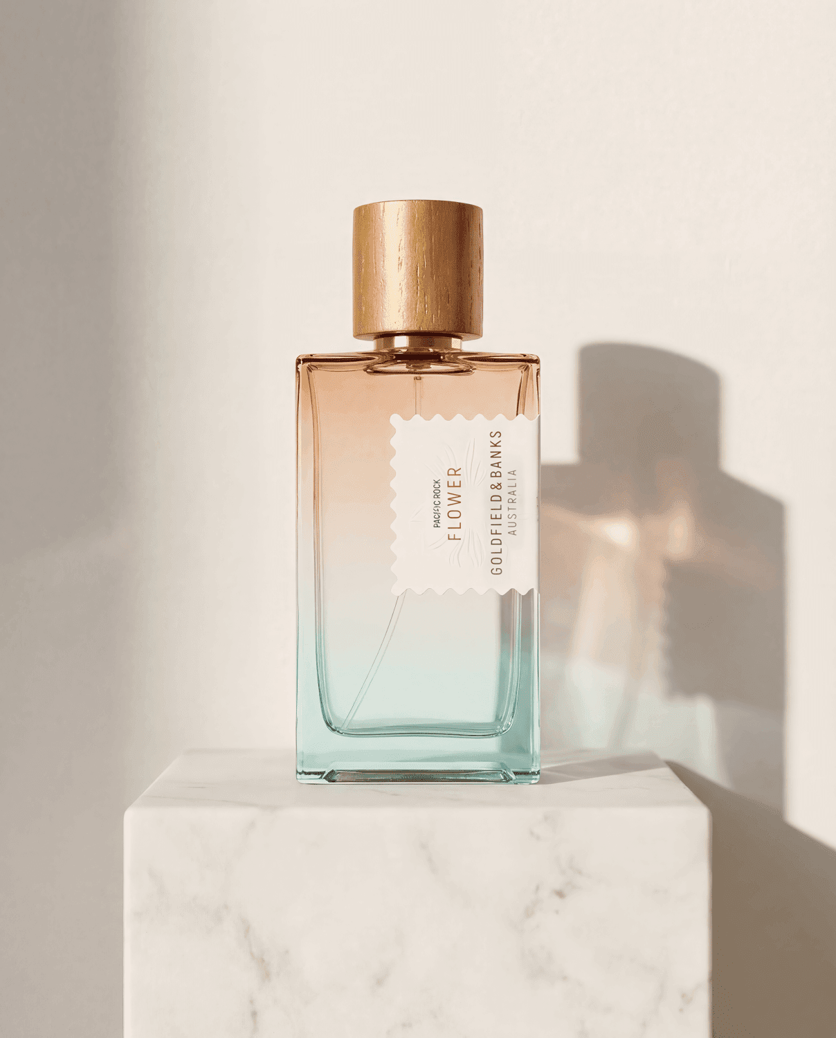 Pacific Rock Flower by Goldfield & Banks - Marble Product Shot January 2026 Fragrance
