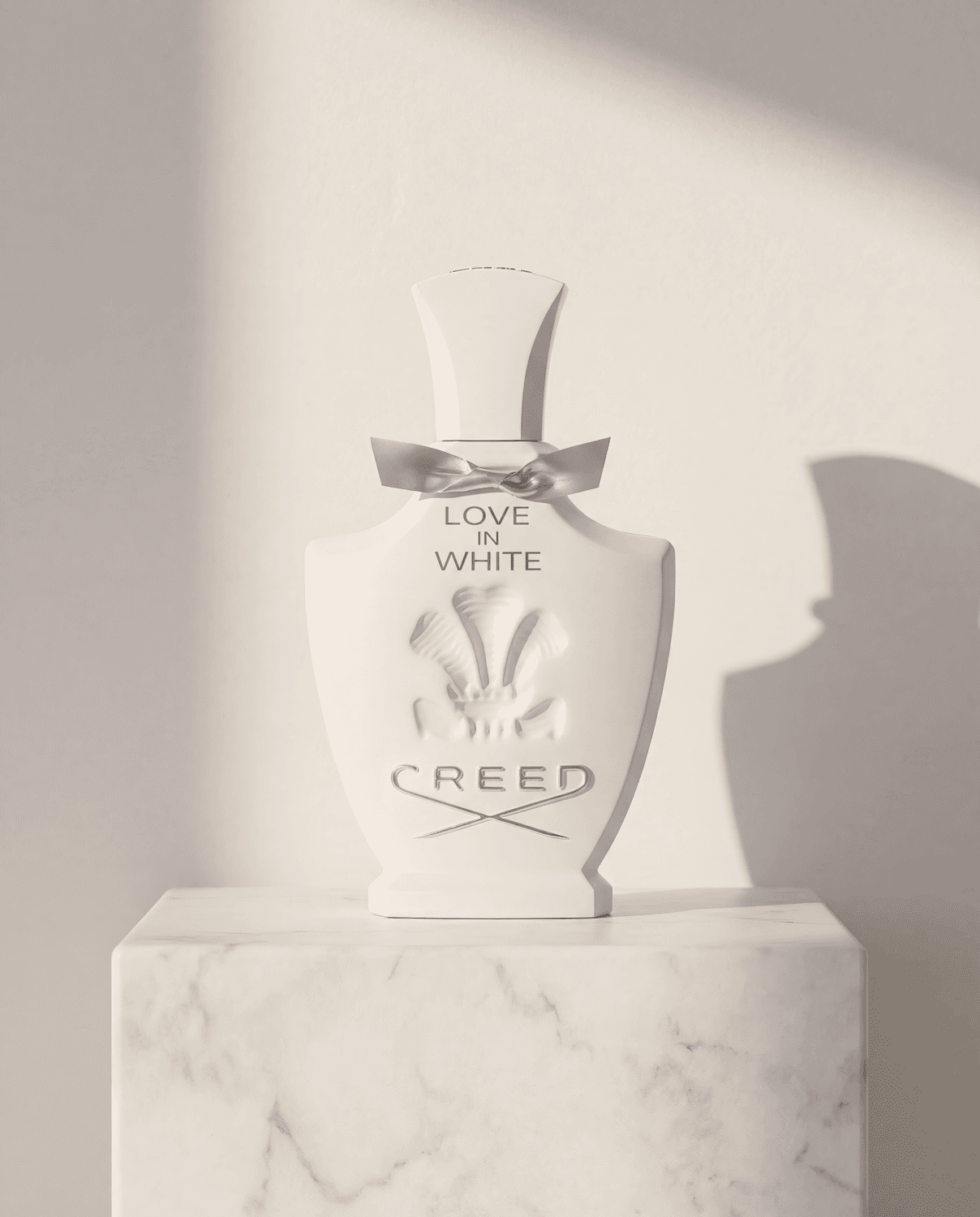 Love in White by Creed - Marble Product Shot January 2026 Fragrance