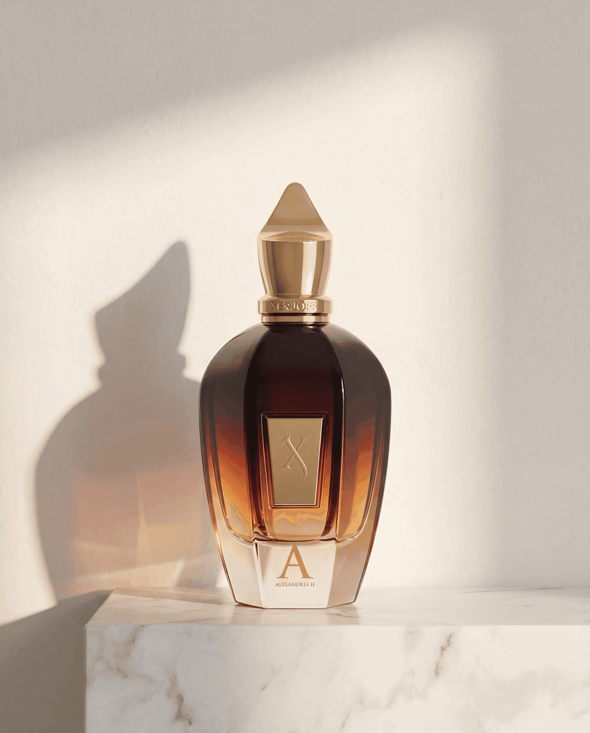 Alexandria II by Xerjoff - Marble Product Shot January 2026 Fragrance