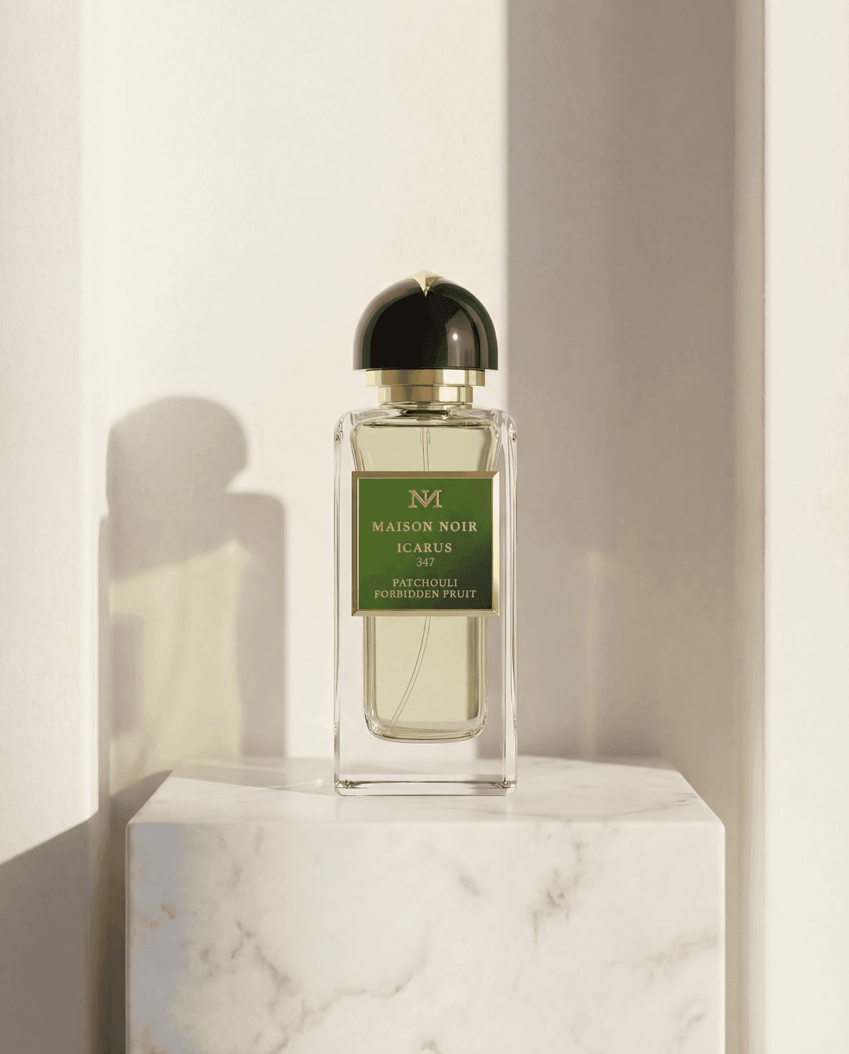 Icarus 347 by Maison Noir - Marble Product Shot January 2026 Fragrance