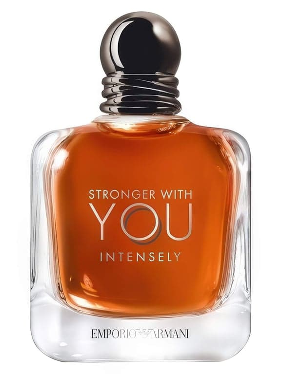 Giorgio Armani Stronger With You Intensely perfume bottle - luxury fragrance