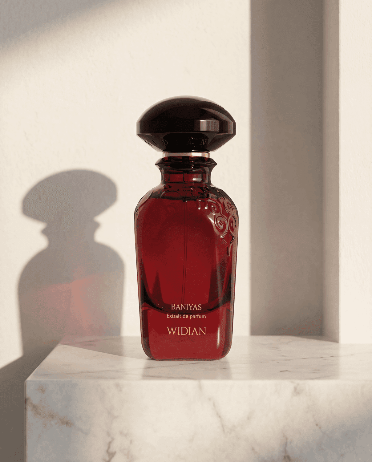 Baniyas by WIDIAN - Marble Product Shot January 2026 Fragrance