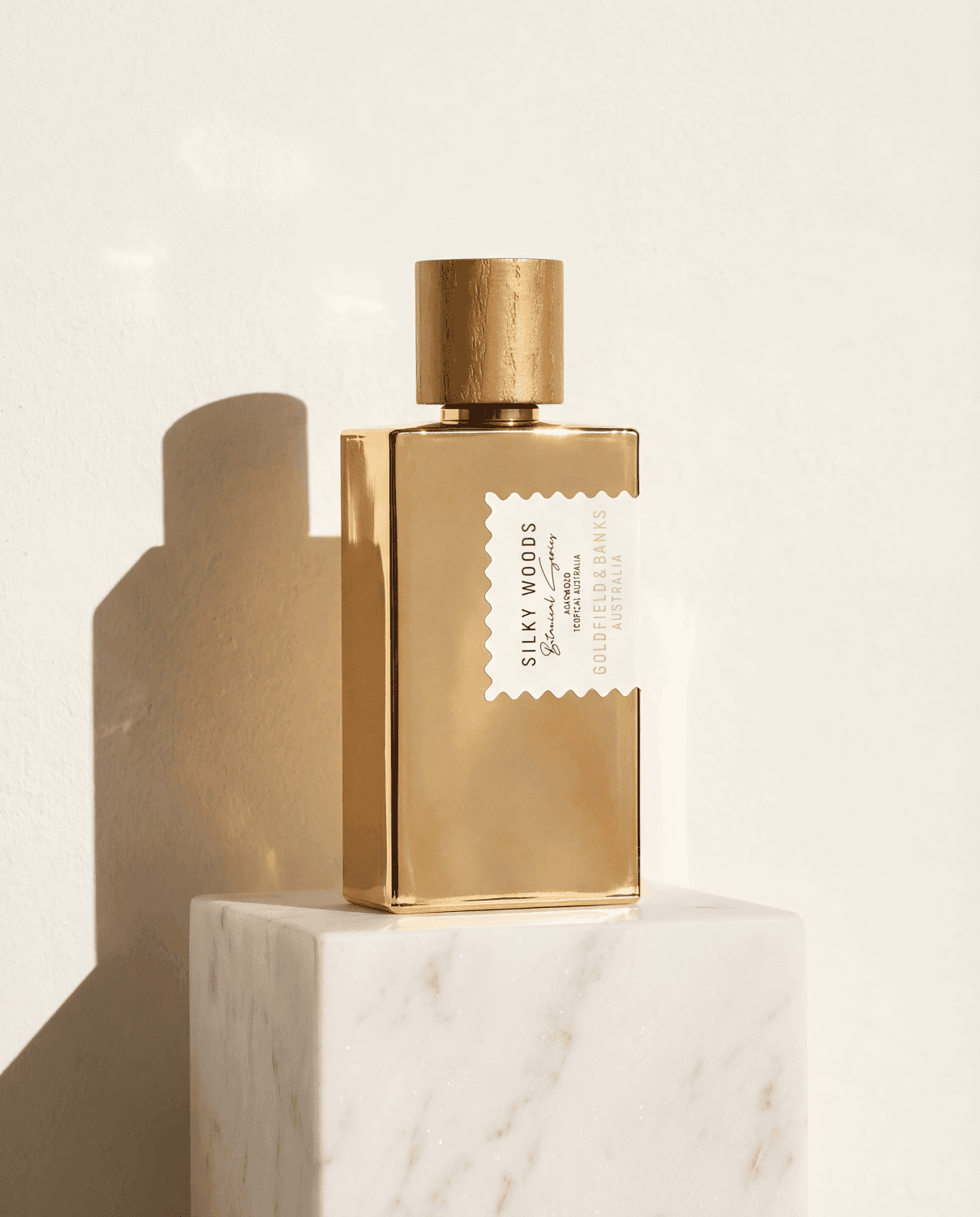 Silky Woods by Goldfield & Banks - Marble Product Shot January 2026 Fragrance
