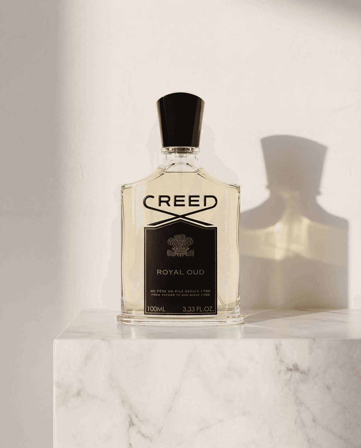 Royal Oud by Creed - Marble Product Shot January 2026 Fragrance