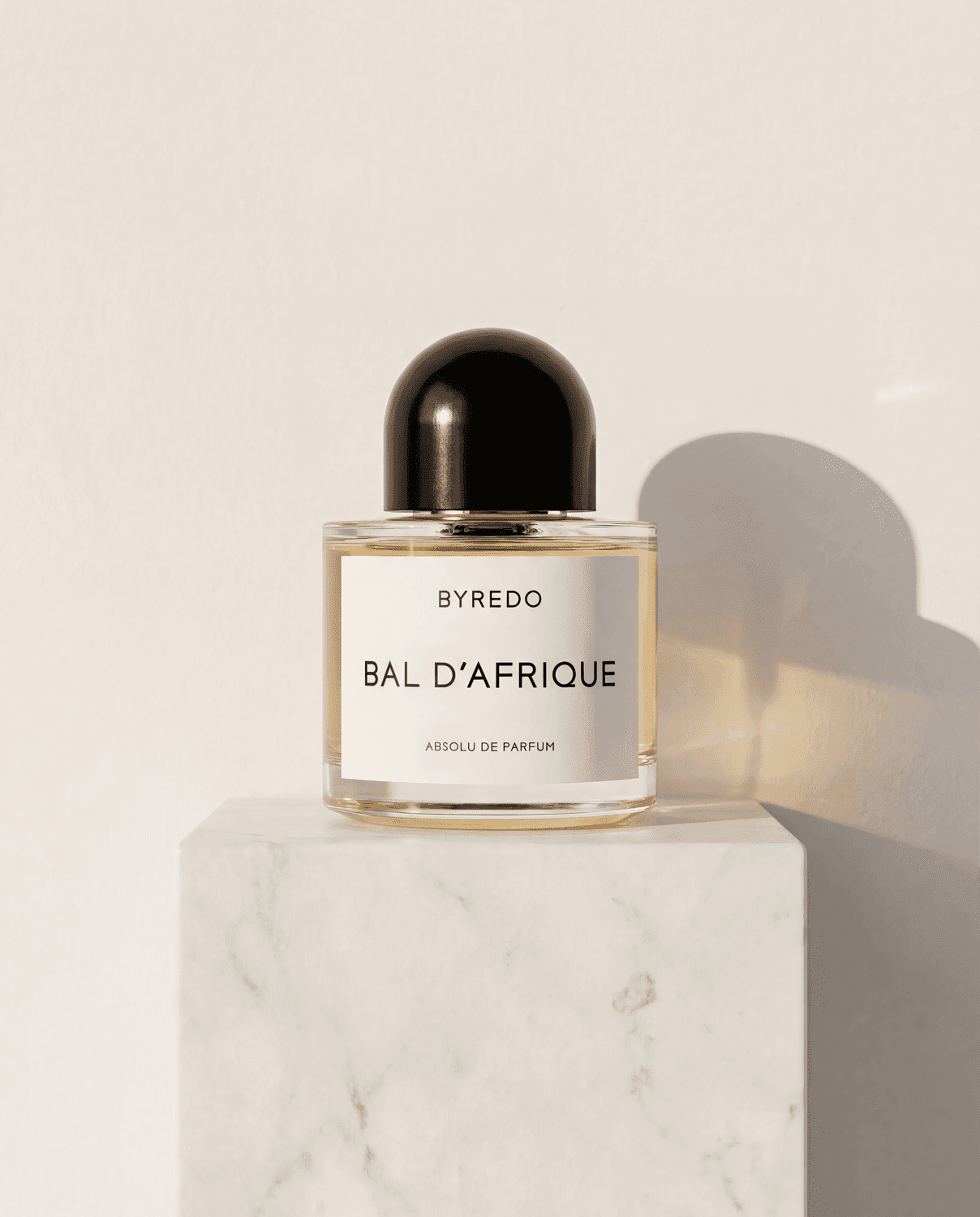 Bal d'Afrique Absolu by Byredo - Marble Product Shot January 2026 Fragrance