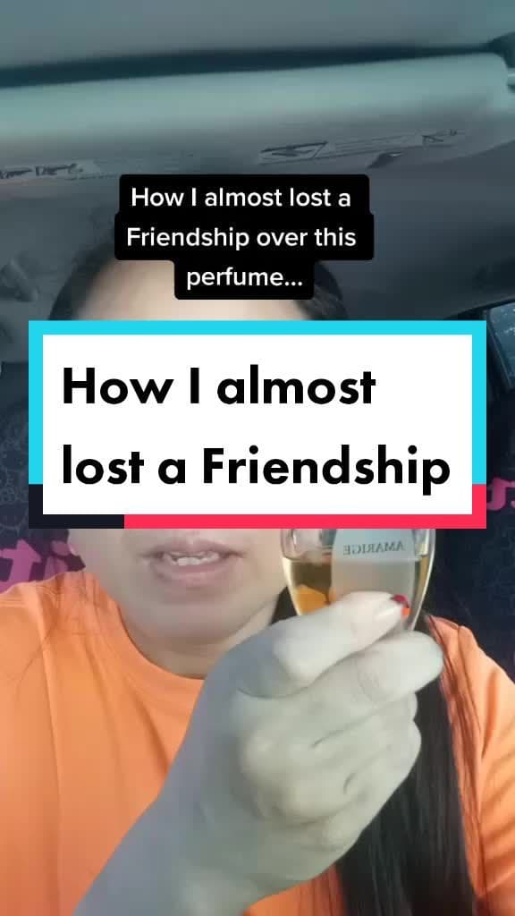 This is how I almost lost a Friendship over this perfume...#friendship #amarigebygivenchy #perfume