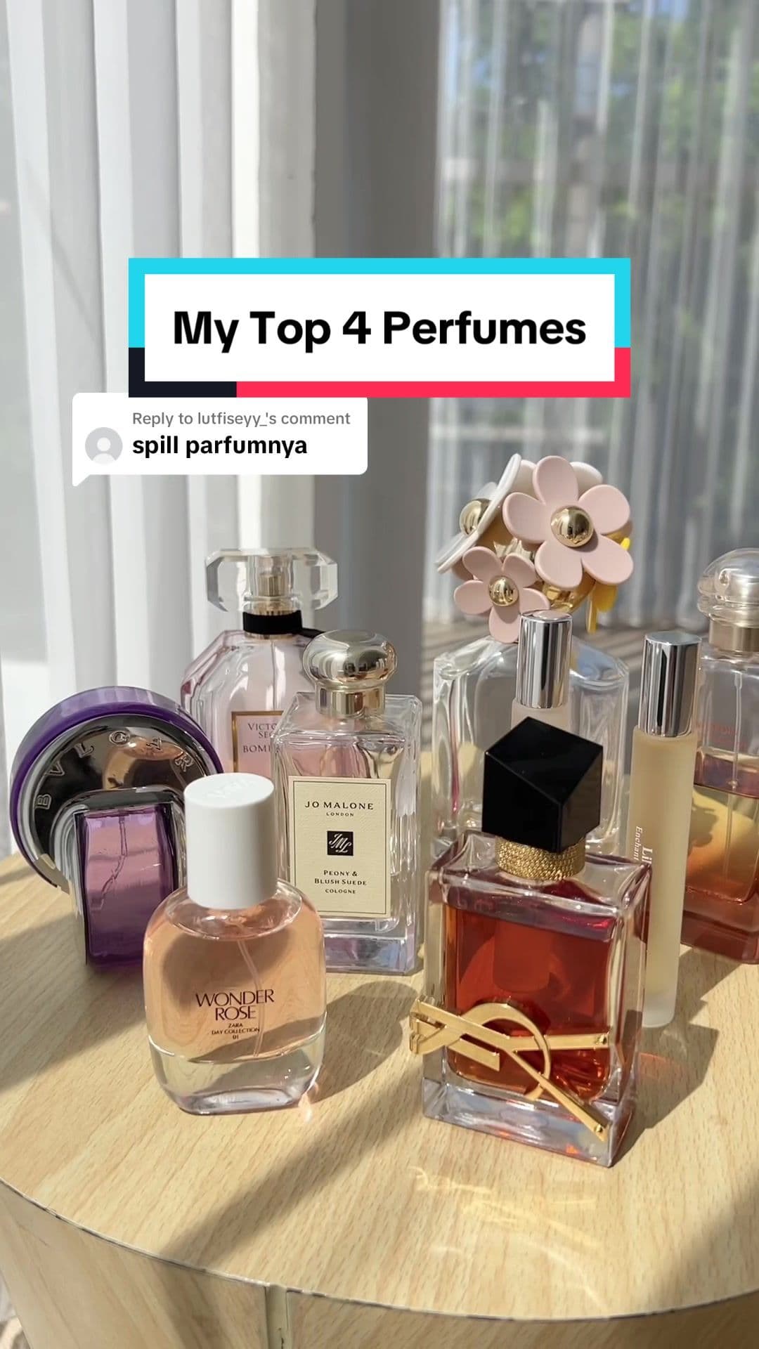 Replying to @lutfiseyy_ coba komen dong parfum favorit / rekomendasi km! Atau ada rekomendasi parfum lokal yg aku harus coba?👀 #GayaDiTikTok #TikTokFashion #parfumlokal #rekomendasiparfum 