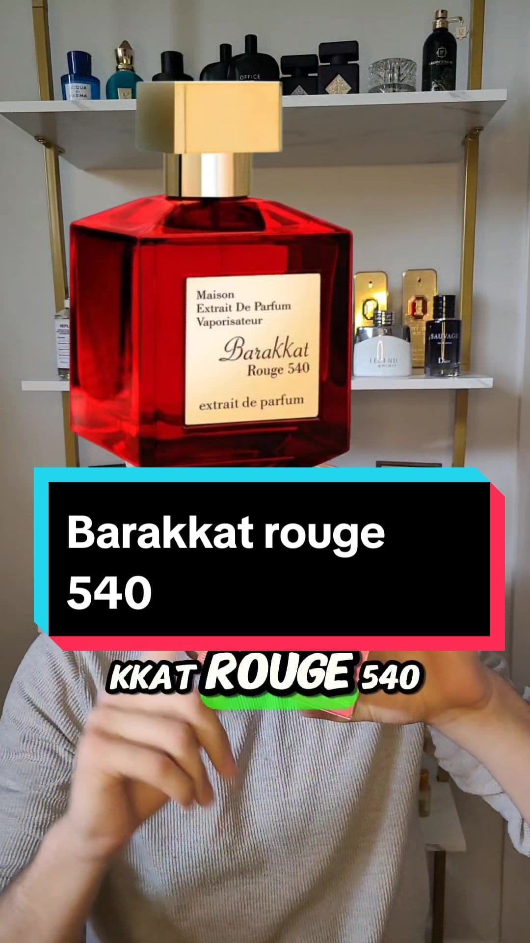 Barrakat rouge 540 by fragrance world is... #fyp #fypシ #4u #fragrance #cologne #fragrances 