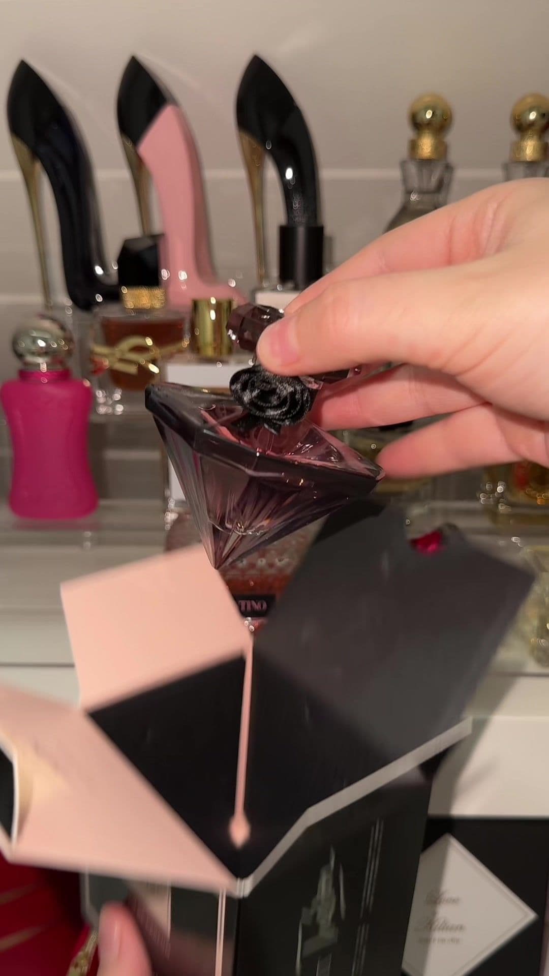 Lancôme • La nuit Tresor 🫶🏻 my most complimented fragrance of all time. Been wearing this forever!🎀 my instagram: nia.and.beautyy | @Lancôme #lancome #lanuittresor #perfume #fragrance #fragrancetiktok #perfumetiktok #bestperfume #aesthetic 