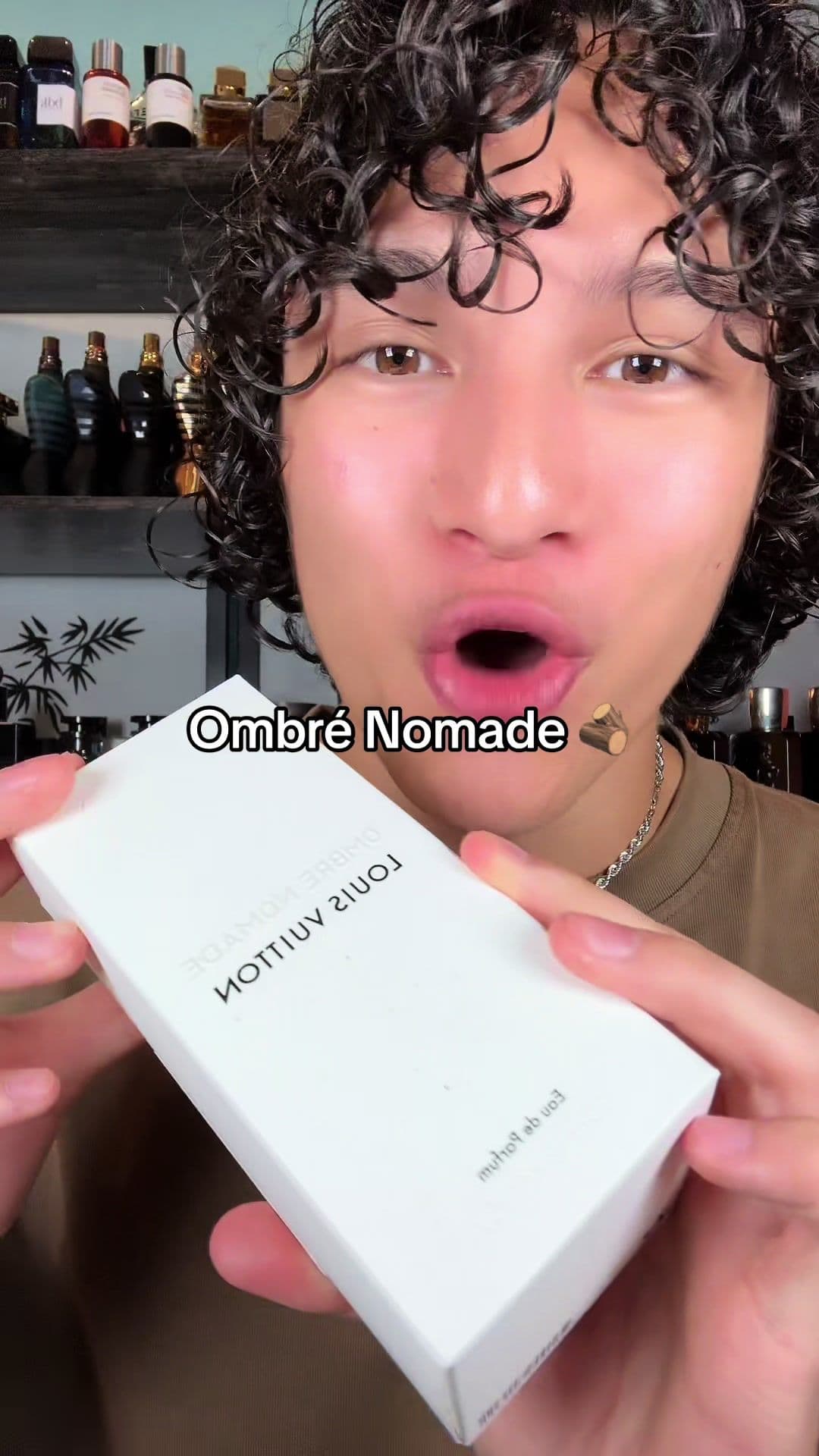 LV Ombré Nomade Unboxing 🔥🪵 #fragrancetiktok #perfumetiktok #perfume #ombrenomade #louisvuittonperfume 