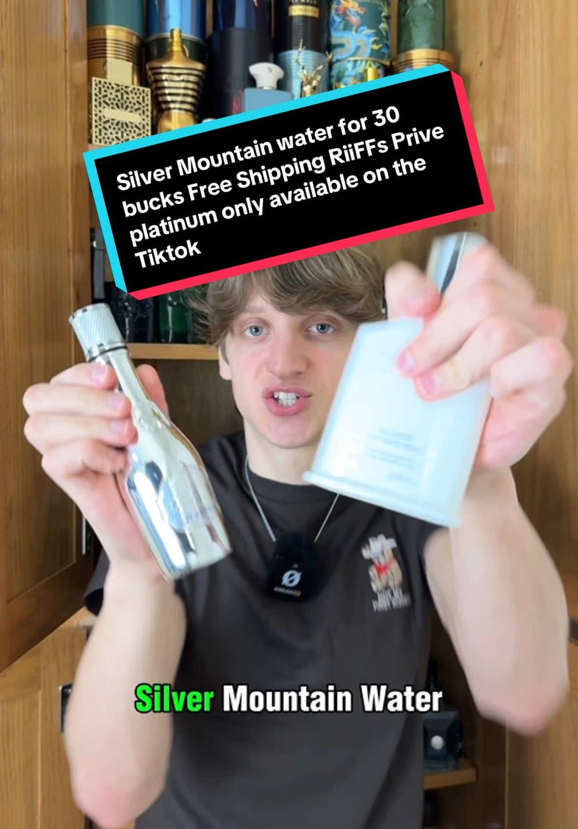 Silver Mountain water for 30 bucks Free Shipping RiiFFs Prive platinum only available on the Tiktok shop For The Best Price #fragranceknowledge #mensfragrance #cologne 