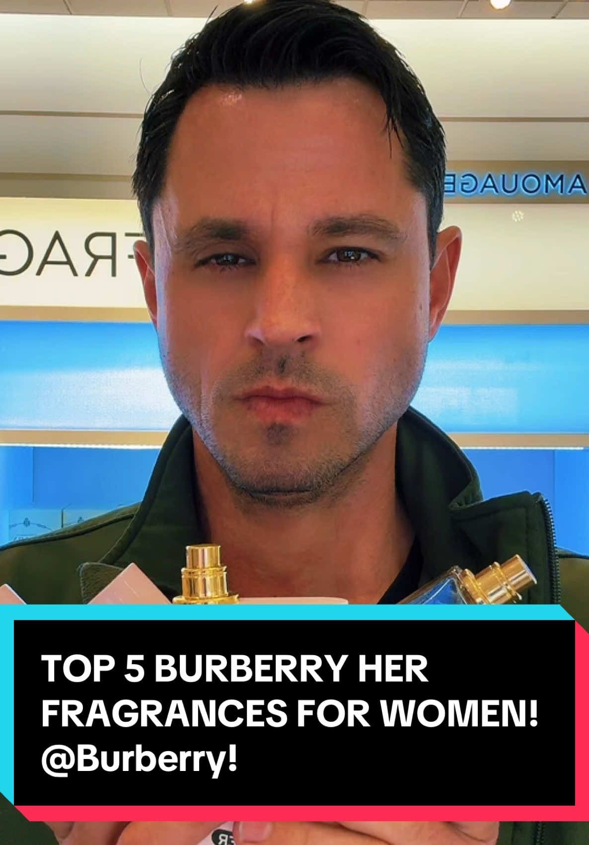 TOP 5 BURBERRY HER FRAGRANCES FOR WOMEN! @Burberry! #fragrancetok #fragrance #perfumetok #perfumetiktok #fragrancetiktok #burberry #burberryher #women #woman #girls #ladies #fyp 