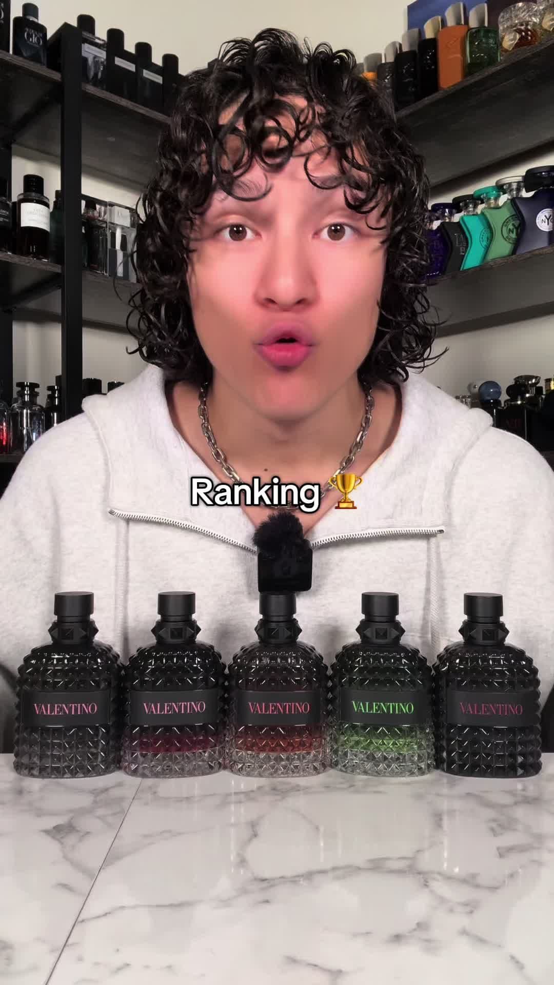 Ranking Every Valentino Born in Roma 🏆🔥 #fragrancetok #perfume #perfumetok #valentinoborninroma #lemaleleparfum 