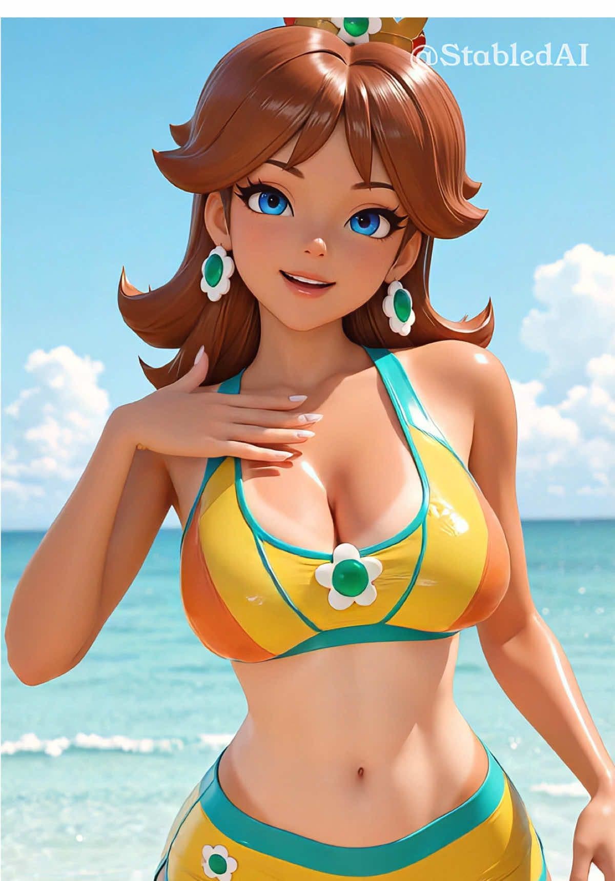 That one daisy edit 🔥  #princessdaisy #mariokart #nintendo #mario #dance #trend #anime 