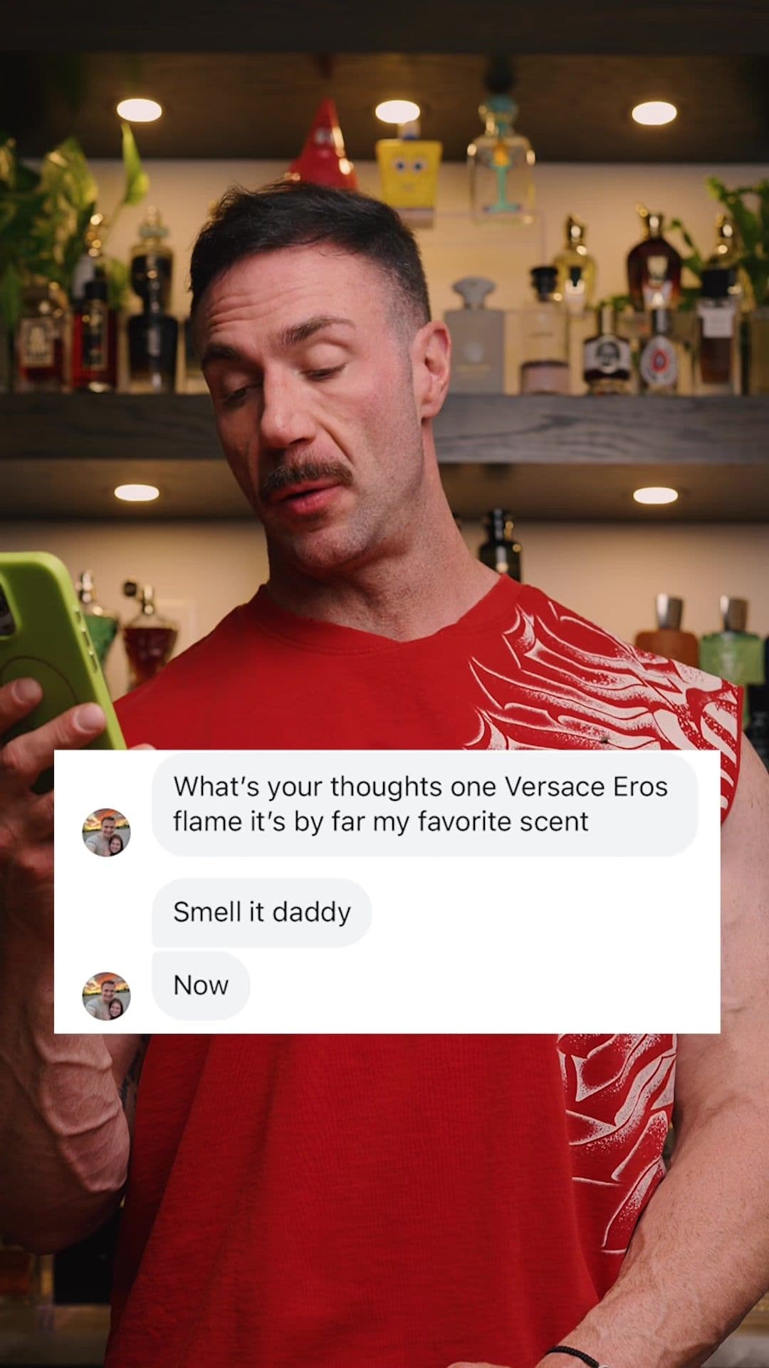 I didn’t want to be touched so I bought Versace Eros flame🤝 #cologne #fragrance #perfume