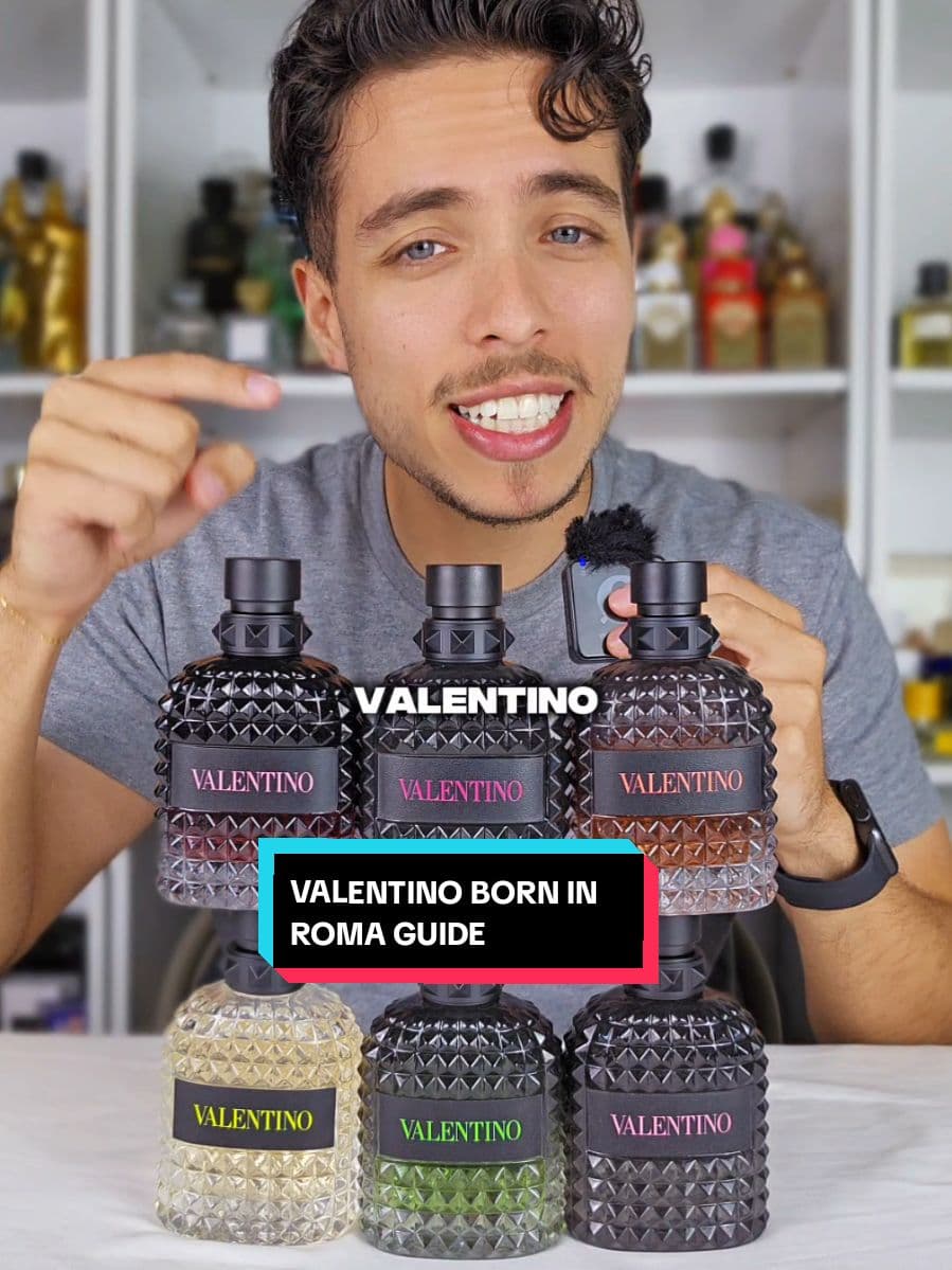 A Complete Guide to Valentino Born in Roma Fragrances 🔥😉 #fragrancetiktok #valentino #fragrance #perfumetok #cologne #borninroma #mensfragrance