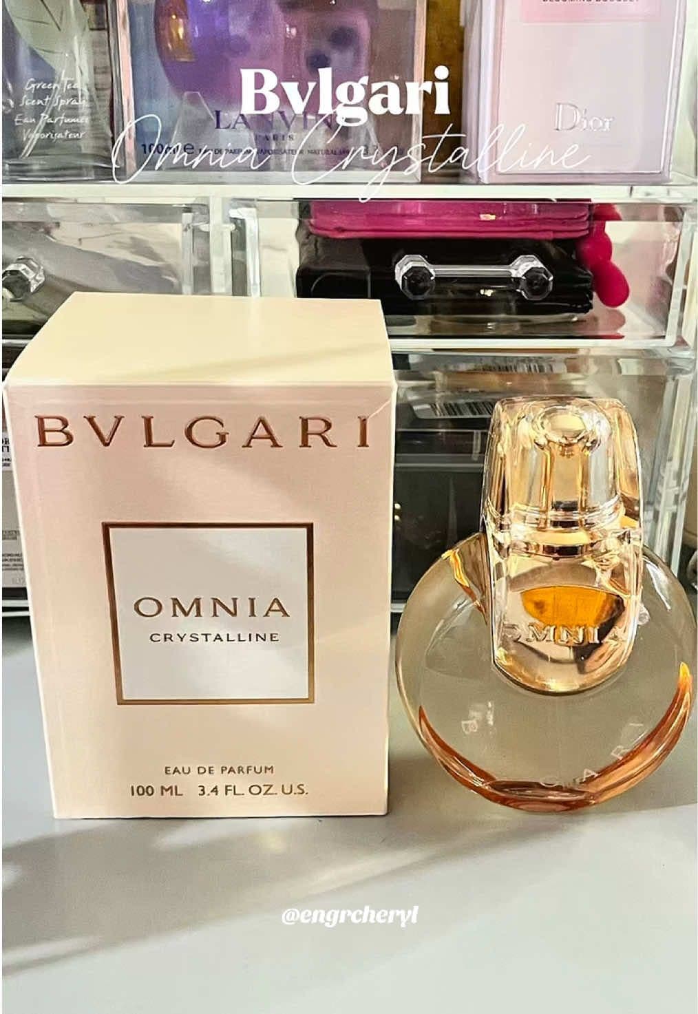Unboxing Bvlgari Omnia Crystalline ✨ Smells classy, feminine and elegant 🫶🏼  #bvlgariomniacrystalline #bvlgariperfumes #bvlgari