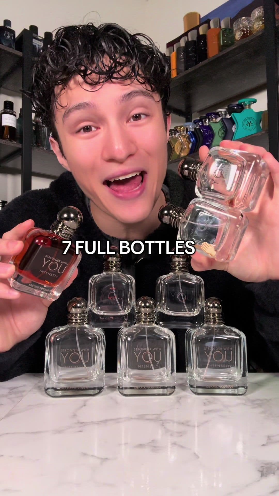 7 bottles later and I’ll STILL choose Stronger With You Intensely 😮‍💨🔥 @Armani beauty #armanibeautypartner #strongerwithyou @sephora #strongerwithyouintensely #fragrancetok #perfume