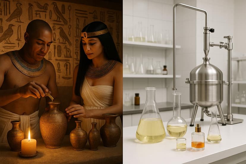 Perfume-Making in Ancient Egypt vs Today