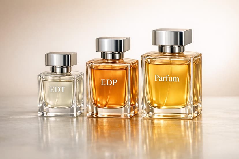 Perfume Longevity: EDT, EDP, Parfum Compared