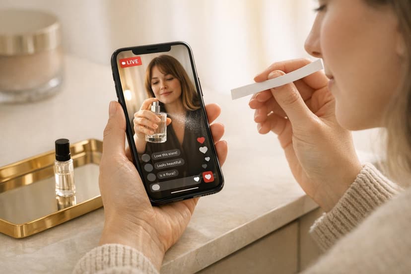 How Live Streaming Changes Perfume Shopping