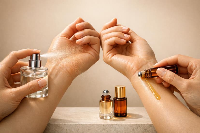 Parfémy na bázi alkoholu vs. oleje: Co si vybrat