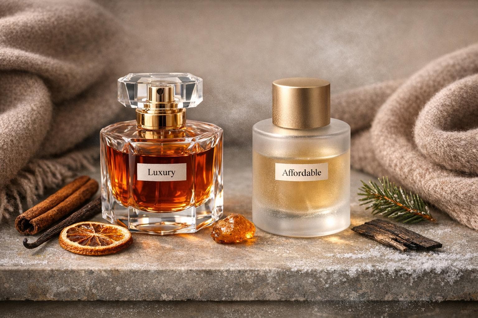 Affordable Alternatives to Luxury Winter Scents